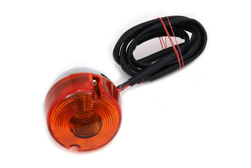 Wyatt Gatling Dual Filament Turn Signal Chrome - 33-1048