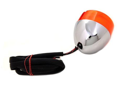 Wyatt Gatling Dual Filament Turn Signal Chrome - 33-1048