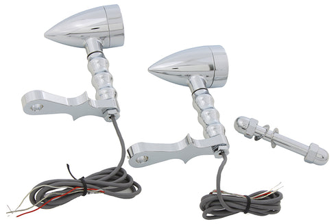 Wyatt Gatling Turn Signal Set Bullet Amber - 33-1070