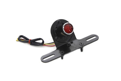 Wyatt Gatling Black 1 inch Round Tail Lamp - 33-1085