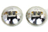 Wyatt Gatling Clear 4-1/2 inch 12 Volt Sealed Beam Spotlamp Bulb Set - 33-1087