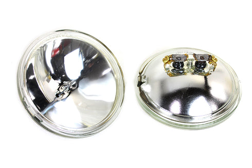 Wyatt Gatling Clear 4-1/2 inch 12 Volt Sealed Beam Spotlamp Bulb Set - 33-1087