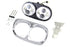 Wyatt Gatling Chrome Dual LED Headlamp Unit - 33-1100
