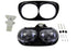 Wyatt Gatling Black Dual LED Headlamp Unit - 33-1101