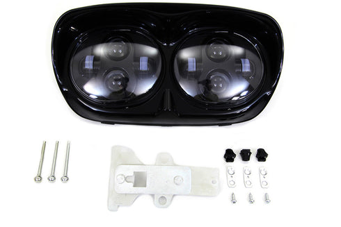 Wyatt Gatling Black Dual LED Headlamp Unit - 33-1101