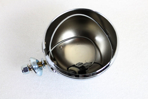 Wyatt Gatling Chrome Spotlamp Shell and Wire Kit - 33-1110