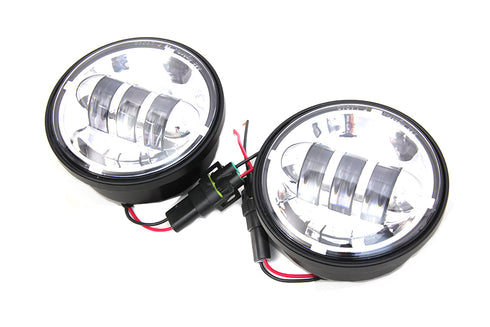 Wyatt Gatling 4-1/2 inch LED Spotlamp Assembly Chrome - 33-1145