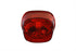 V-Twin Tail Lamp Lens Laydown Style Red - 33-1164