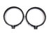 Wyatt Gatling Billet Spotlamp Trim Set Black - 33-1198