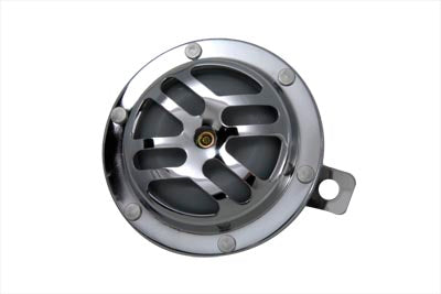 Wyatt Gatling Round Horn 12 Volt Chrome 4 inch - 33-1229