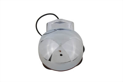 Wyatt Gatling Chrome Turn Signal Front Amber - 33-1240