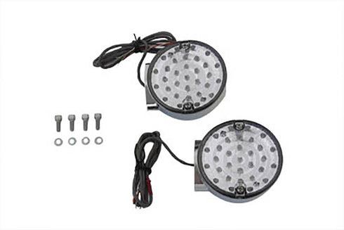 Wyatt Gatling LED Turn Signal Set Rear Clear Lens - 33-1279