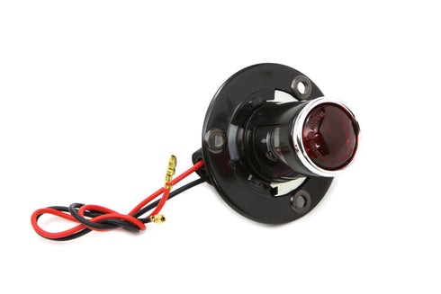 Wyatt Gatling Black 1 inch Round Tail Lamp - 33-1301