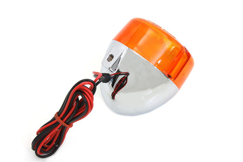 Wyatt Gatling Chrome Turn Signal Assembly Front Right or Left - 33-1318