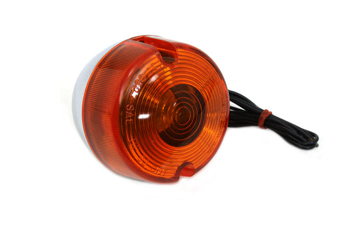 Wyatt Gatling Chrome Turn Signal Assembly Front Right or Left - 33-1319