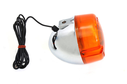 Wyatt Gatling Chrome Turn Signal Assembly Front Right or Left - 33-1319