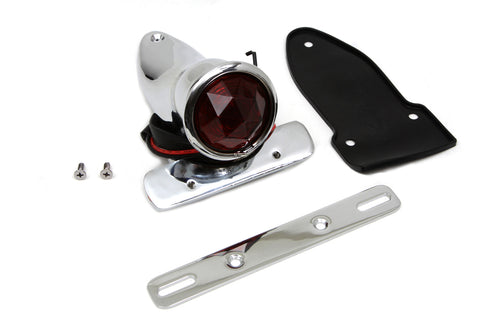 V-Twin Bates Bobber Tail Lamp Assembly Chrome - 33-1322