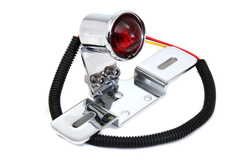 Wyatt Gatling Chrome Round Tail Lamp - 33-1325