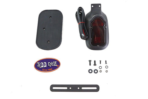 V-Twin Tombstone Style Tail Lamp Assembly Matte Black - 33-1342