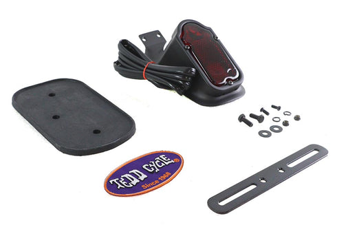 V-Twin Tombstone Style Tail Lamp Assembly Matte Black - 33-1342