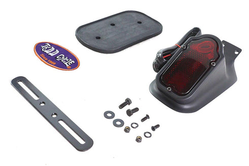 V-Twin Tombstone Style Tail Lamp Assembly Matte Black - 33-1342