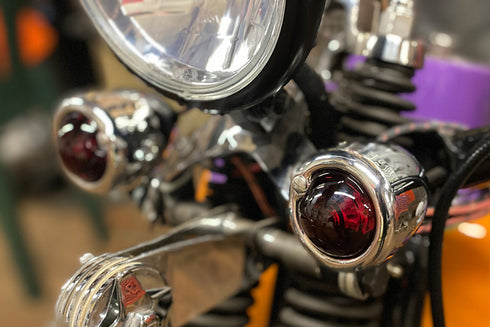 Wyatt Gatling Replica Guide Bullet Turn Signal Set Front - 33-1394