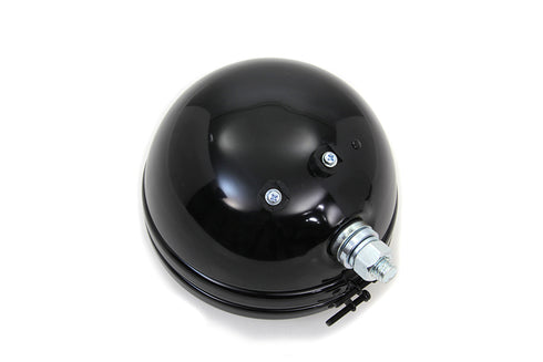 Wyatt Gatling 5-3/4 inch Round Stock Type Black Headlamp - 33-1419