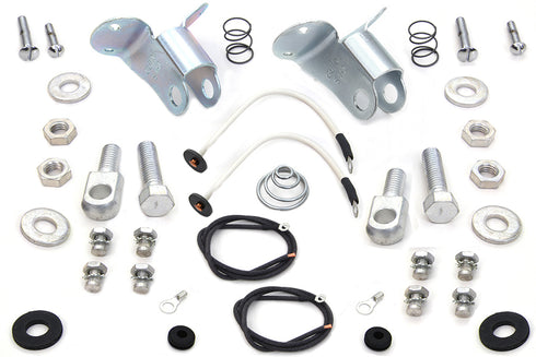V-Twin Tall Spring Fork Spotlamp Bracket Kit - 33-1434