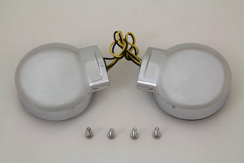 Wyatt Gatling Chrome LED Turn Signal Set Rear - 33-1443