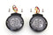Wyatt Gatling Black LED Turn Signal Combo Assembly Set - 33-1444