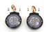 Wyatt Gatling Black LED Turn Signal Combo Assembly Set - 33-1444