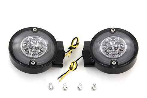 Wyatt Gatling Black LED Turn Signal Set Rear - 33-1446