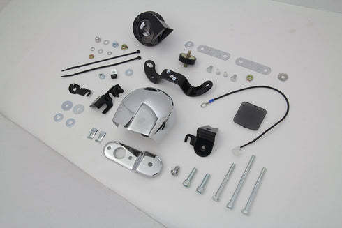 Wyatt Gatling Softail and XL Chrome Horn Kit - 33-1468