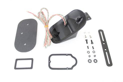 V-Twin Replica Black Tombstone Style Tail Lamp Assembly - 33-1472