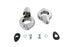 Wyatt Gatling Chrome Front Turn Signal Relocation Kit 39mm Forks - 33-1496