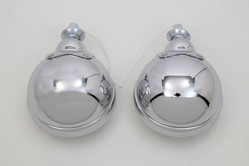 Wyatt Gatling Chrome FL Spotlamp Set - 33-1513