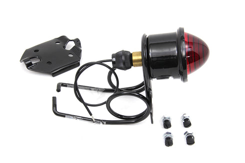 Wyatt Gatling JD Replica 6 Volt Tail Lamp Assembly Black - 33-1521