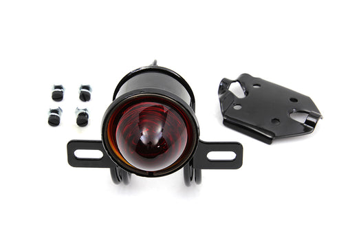 Wyatt Gatling JD Replica 6 Volt Tail Lamp Assembly Black - 33-1521