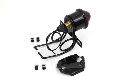 Wyatt Gatling JD Replica 6 Volt Tail Lamp Assembly Black - 33-1521