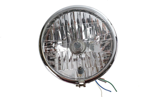 Wyatt Gatling Spring Fork Style Headlamp Assembly Chrome - 33-1539