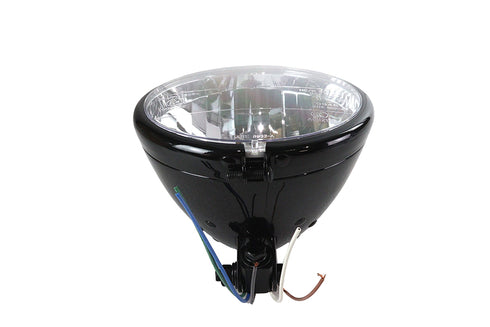 Wyatt Gatling Spring Fork Style Headlamp Assembly Black - 33-1540