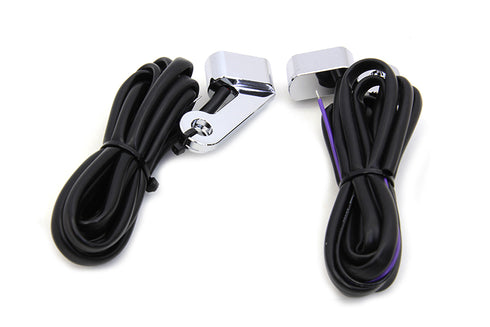 Wyatt Gatling Chrome LED Turn Signal Set - 33-1563