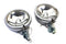 V-Twin Chrome 4-1/2 inch Spotlamp Set with Clear 6 Volt Bulb - 33-1573
