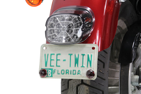 Wyatt Gatling Lay Down Tail Lamp Assembly Smoked LED - 33-1606