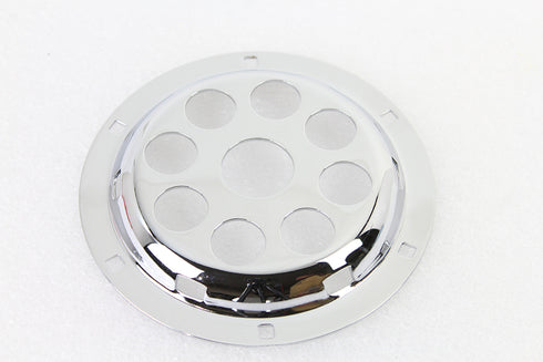 Wyatt Gatling Chrome 6 inch Horn Face with Holes - 33-1611