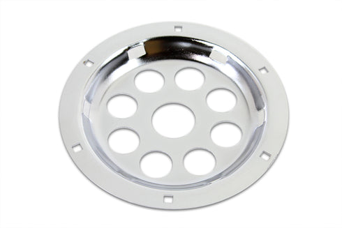 Wyatt Gatling Chrome 6 inch Horn Face with Holes - 33-1611