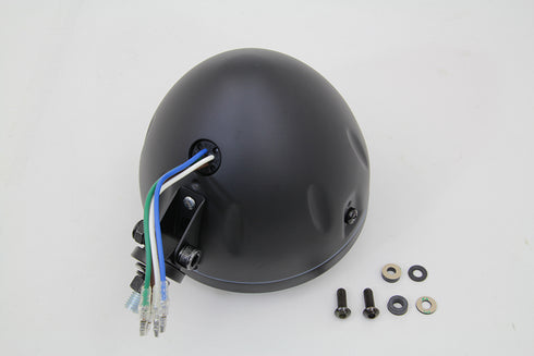 Wyatt Gatling 5-3/4 inch H4 Headlamp Unit Black - 33-1614