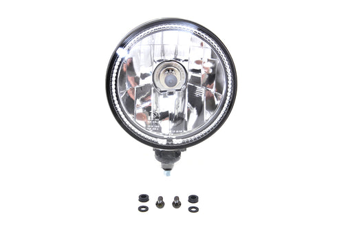 Wyatt Gatling 5-3/4 inch H4 Headlamp Unit Black - 33-1615