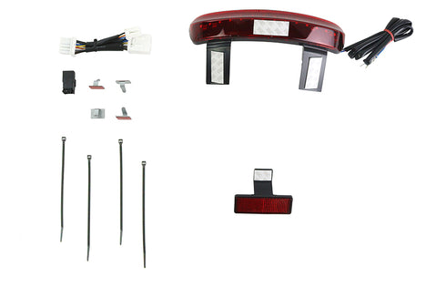 Wyatt Gatling Chopped Fender Rear Edge LED Lamp with Red Lens - 33-1627