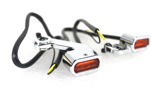 Wyatt Gatling Chrome LED Turn Signal Set - 33-1634